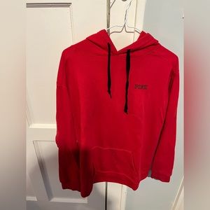 PINK xs red hoodie pullover
